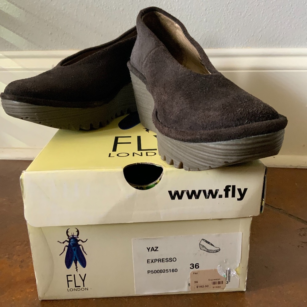 Fly London YAZ shoes in Expresso